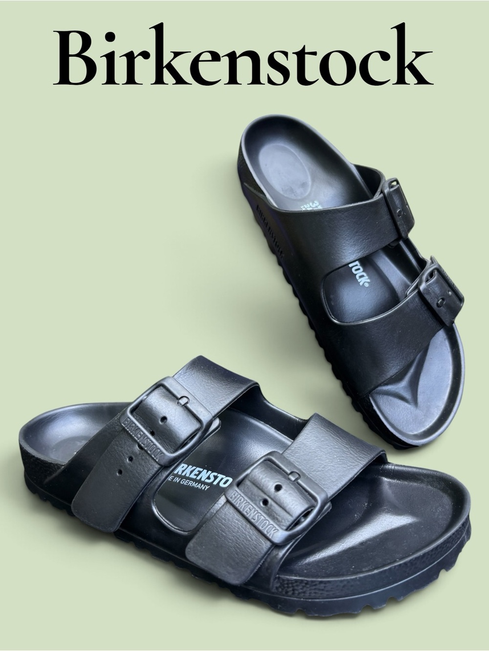 Birkenstock Women’s 6.5 Arizona Essentials EVA. Black Like new preowned!